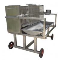 SP1200CDB COMPLET: Barbecue Professionnel en Inox à cuisson verticale (1200 mm)